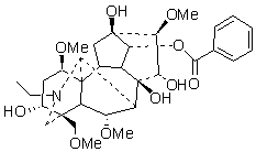 苯甲酰烏頭原堿對照品